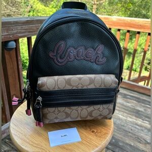 Coach Vale Backpack with Canvas